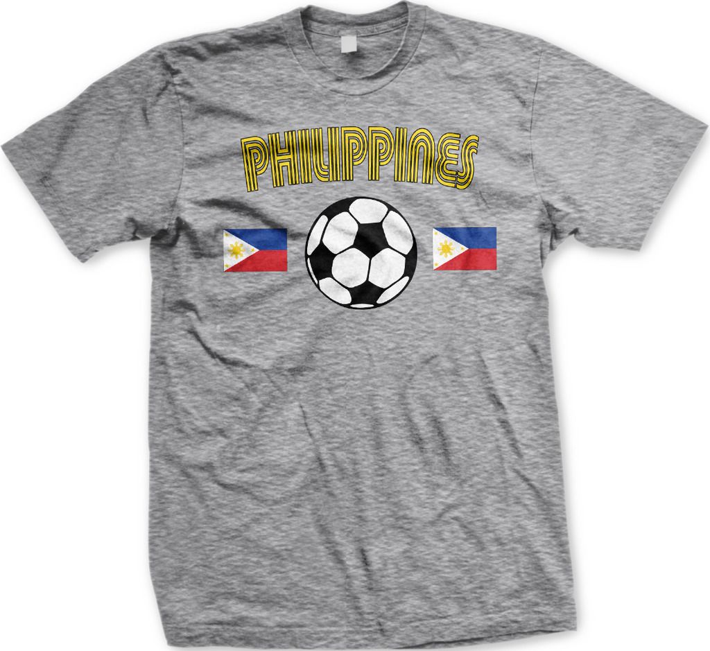 Philippines Soccer Ball Flag Filipino Filipina Pride Mens T Shirt Ebay 